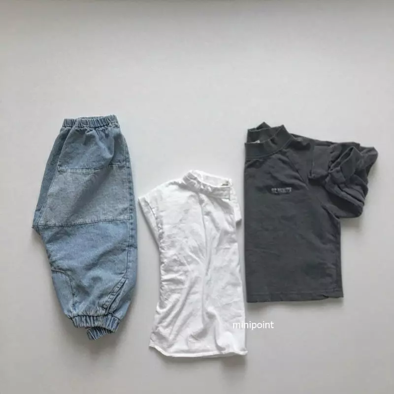 Minipoint - Korean Children Fashion - #childrensboutique - Jeans