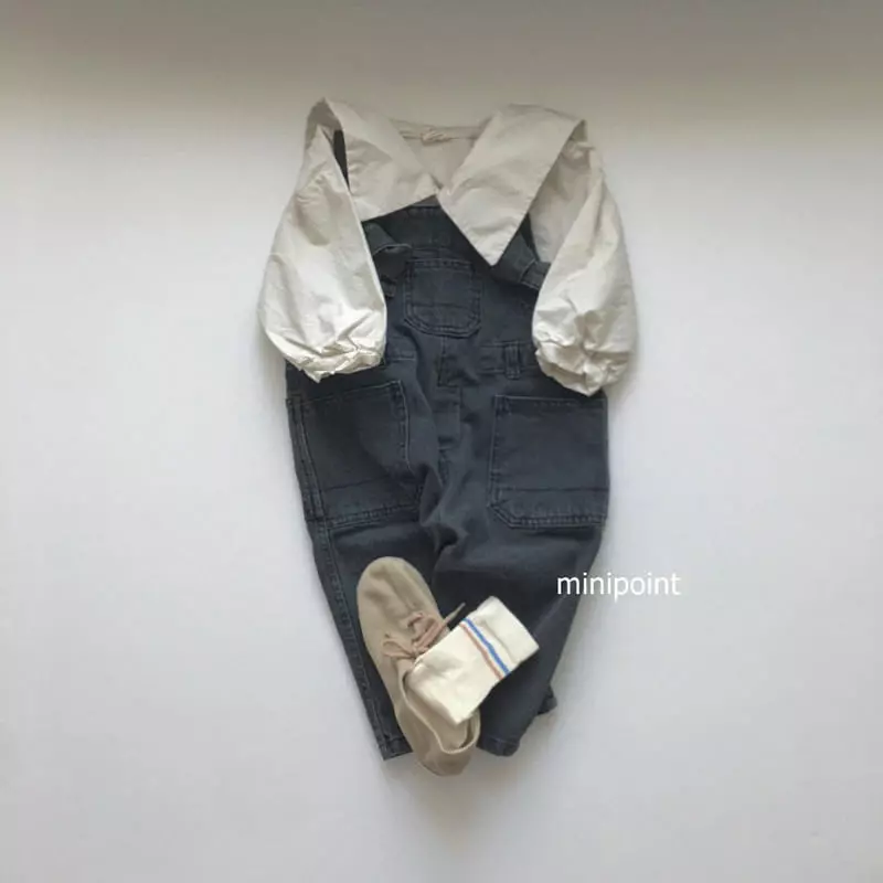 Minipoint - Korean Children Fashion - #kidsshorts - Knot Overalls