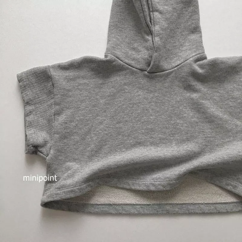Minipoint - Korean Children Fashion - #littlefashionista - Crop Hoody - 3