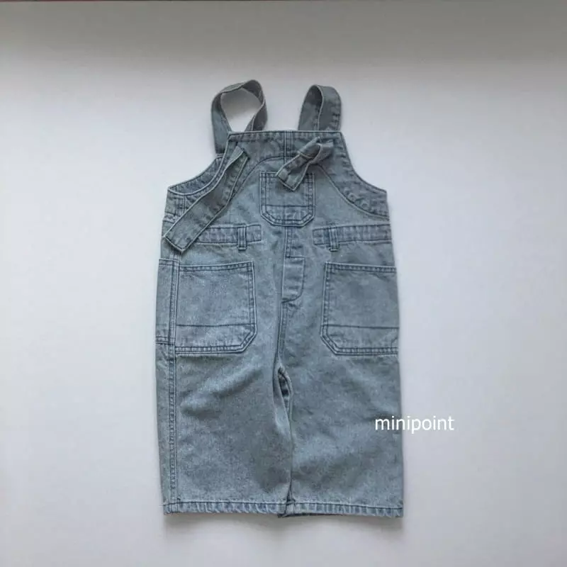 Minipoint - Korean Children Fashion - #littlefashionista - Knot Overalls - 5
