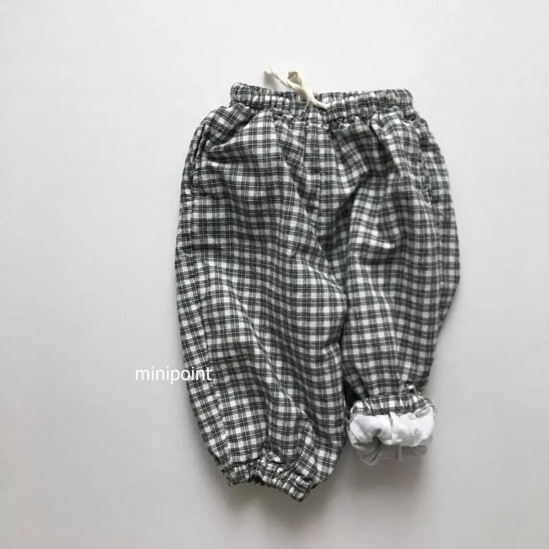 Minipoint - Korean Children Fashion - #magicofchildhood - Comfortable Check Pants