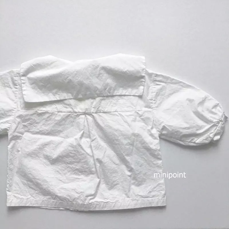Minipoint - Korean Children Fashion - #todddlerfashion - Big Collar Blouse - 3