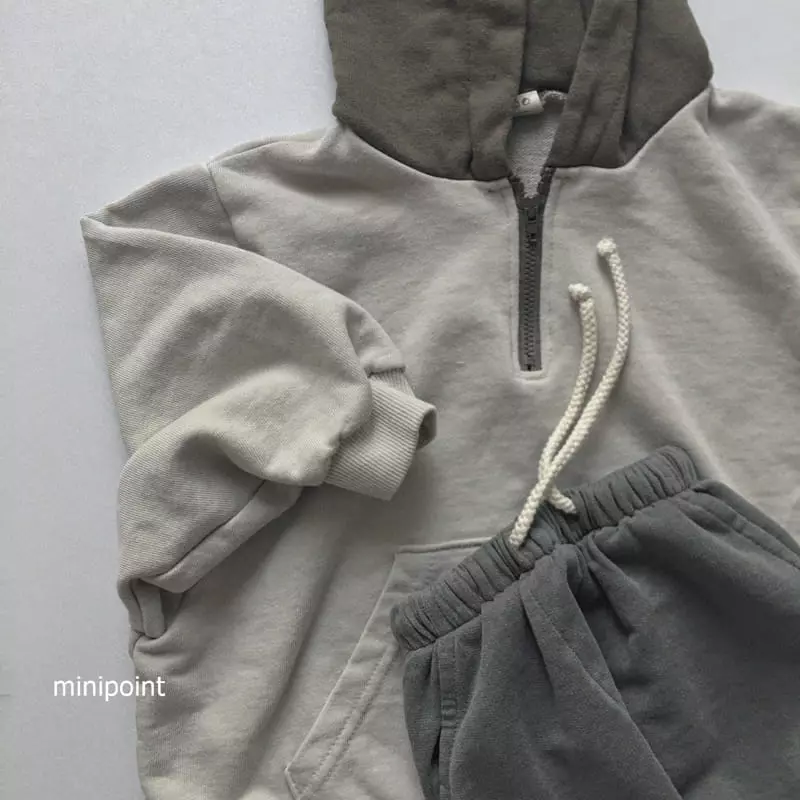 Minipoint - Korean Children Fashion - #todddlerfashion - Color Hoody - 2