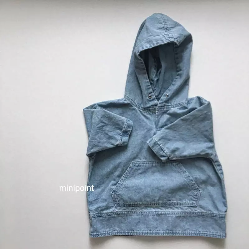 Minipoint - Korean Children Fashion - #toddlerclothing - Eyelet Hoody
