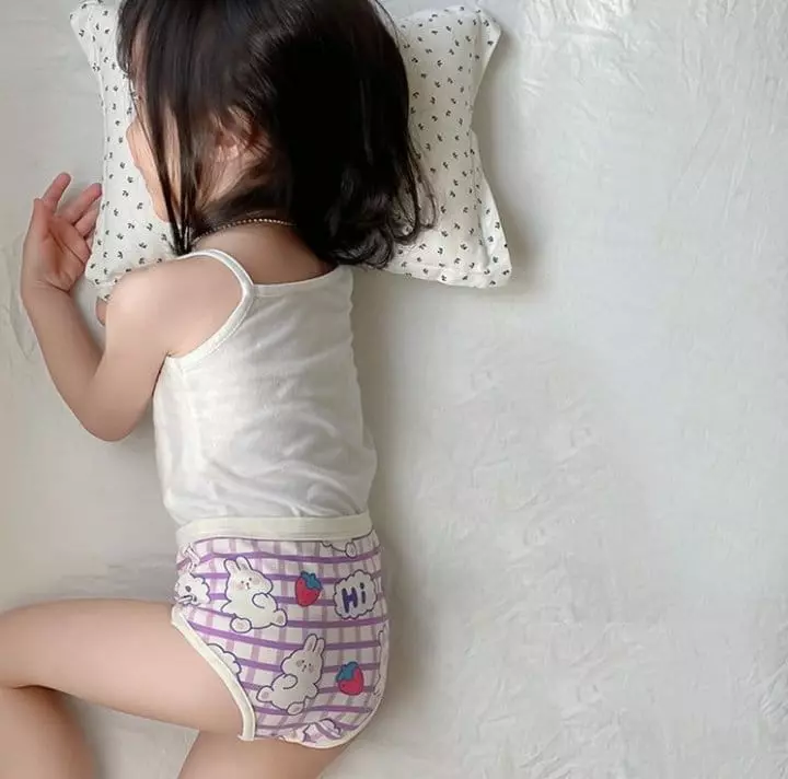 Miso - Korean Children Fashion - #childrensboutique - Purple Under Pants Set - 5