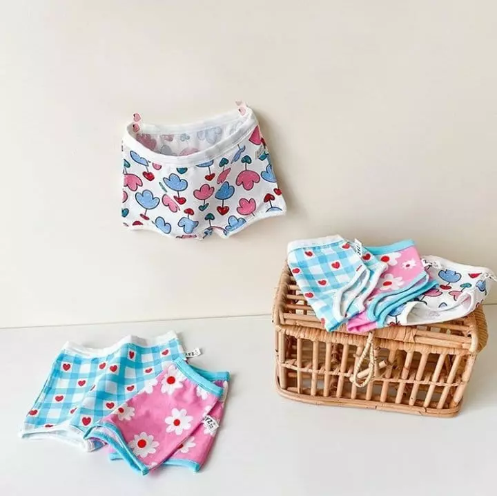 Miso - Korean Children Fashion - #childrensboutique - Hear Blue Under Pants Set - 2