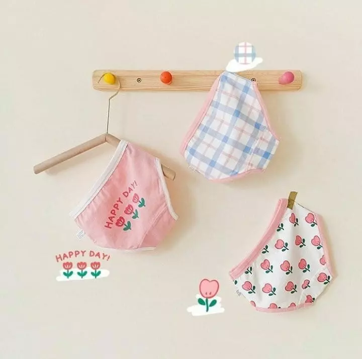 Miso - Korean Children Fashion - #discoveringself - Flower Under Pants Set