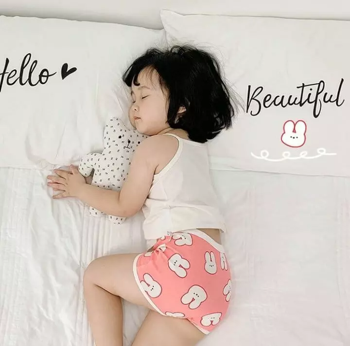 Miso - Korean Children Fashion - #discoveringself - Ribbon Cherry Under Pants Set - 2