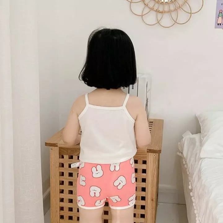 Miso - Korean Children Fashion - #fashionkids - Ribbon Cherry Under Pants Set - 3