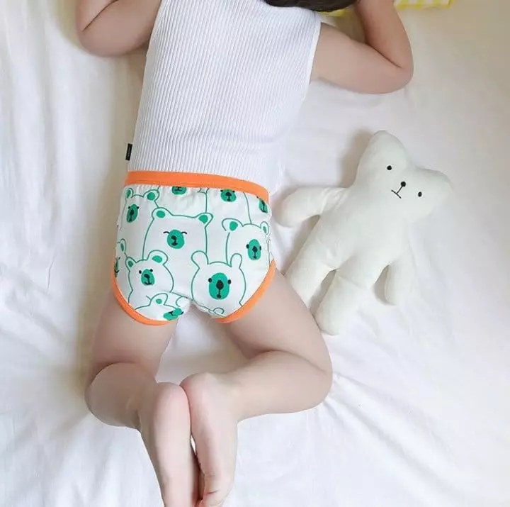 Miso - Korean Children Fashion - #kidsshorts - Green Magic Under Pants Set - 3
