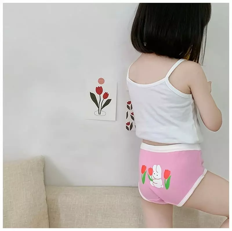 Miso - Korean Children Fashion - #kidsstore - Barnie Tulip Under Pants Set - 5