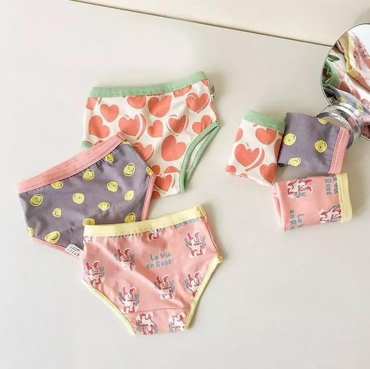 Miso - Korean Children Fashion - #kidzfashiontrend - Hear Barnie Under Pants Set - 3
