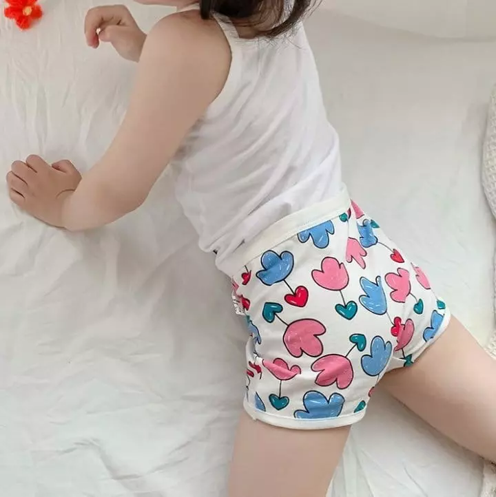 Miso - Korean Children Fashion - #kidzfashiontrend - Hear Blue Under Pants Set - 8