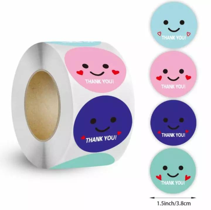 Miso - Korean Children Fashion - #minifashionista - Big Thank You Sticker