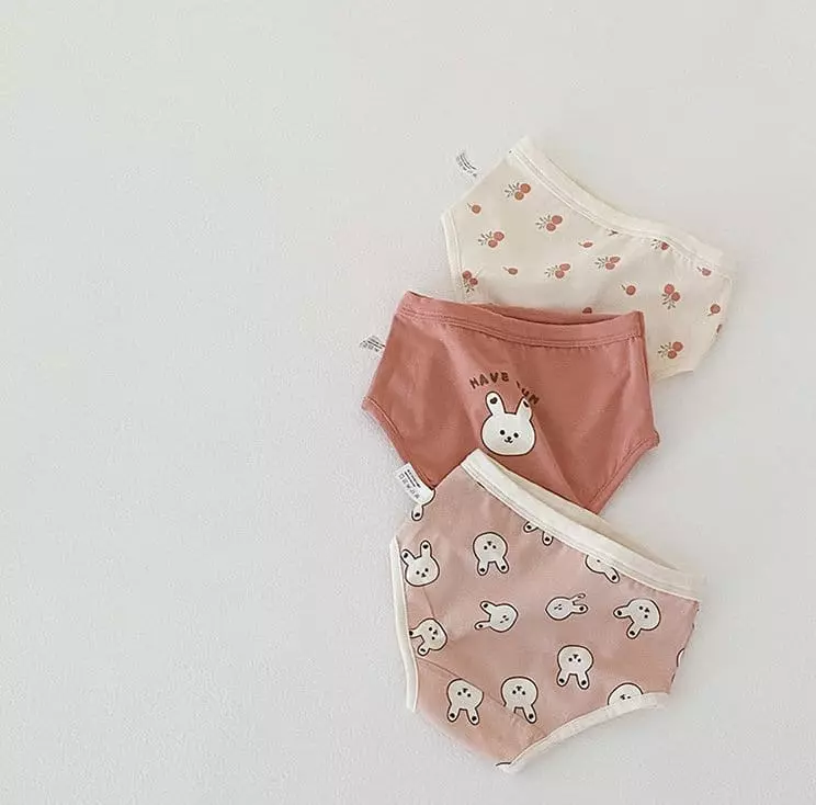 Miso - Korean Children Fashion - #prettylittlegirls - Pink Rabbit Under Pants Set - 7