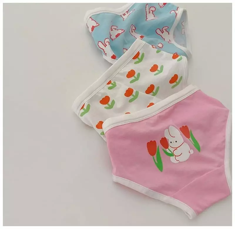 Miso - Korean Children Fashion - #todddlerfashion - Barnie Tulip Under Pants Set - 12