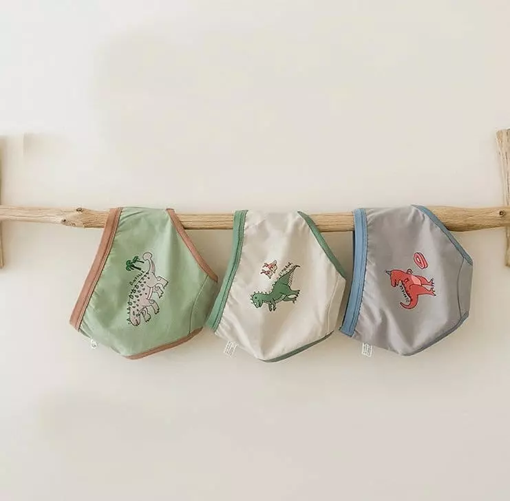 Miso - Korean Children Fashion - #toddlerclothing - Dino Under Pants Set - 7