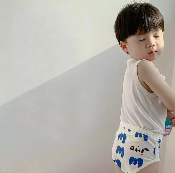 Miso - Korean Children Fashion - #toddlerclothing - Camembert Under Pants Set - 5