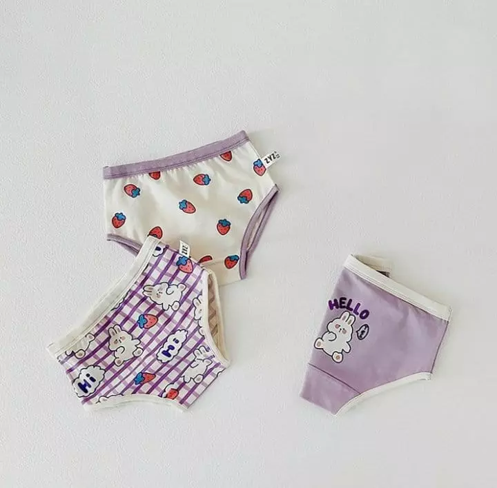 Miso - Korean Children Fashion - #toddlerclothing - Purple Under Pants Set - 2