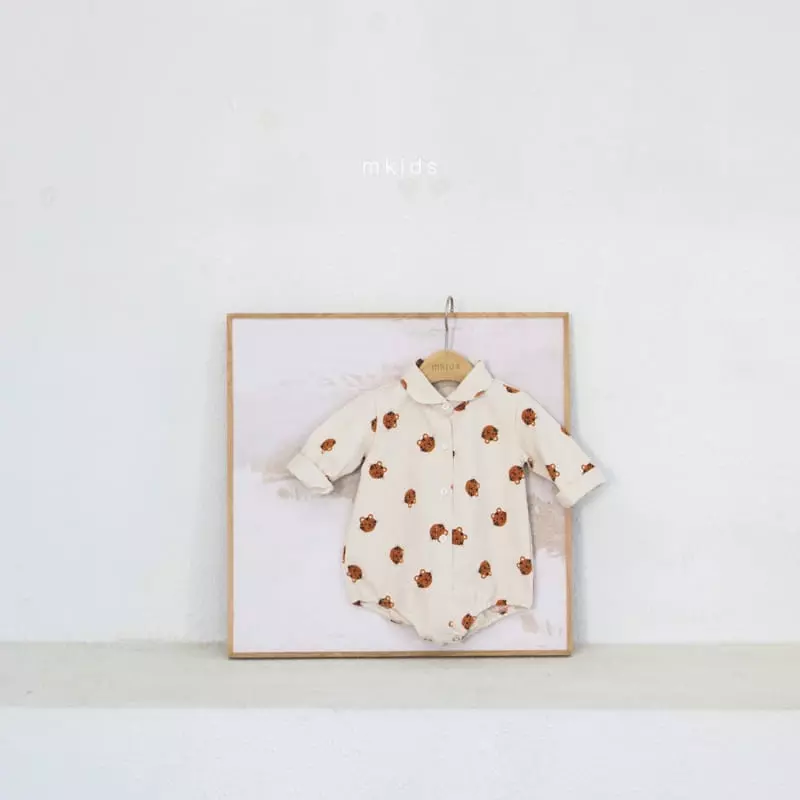 Mkids - Korean Baby Fashion - #babyboutique - Tiger Bodysuit - 2