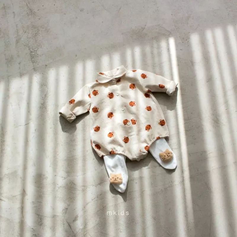 Mkids - Korean Baby Fashion - #babyboutique - Tiger Bodysuit - 3
