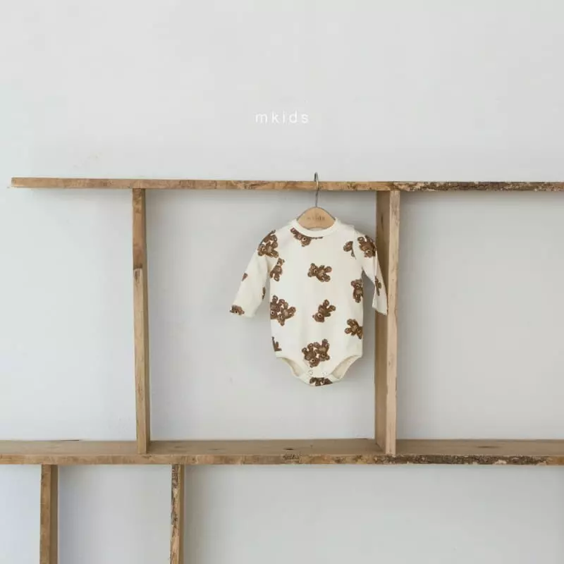Mkids - Korean Baby Fashion - #babyboutique - Bear Bodysuit