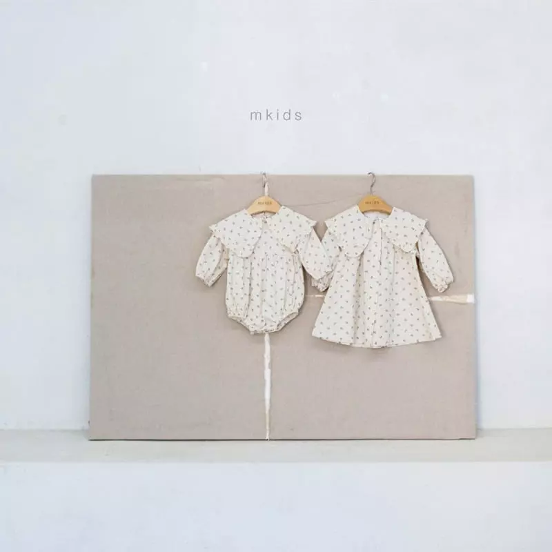 Mkids - Korean Baby Fashion - #babyboutiqueclothing - Ani Big Collar One-piece - 7