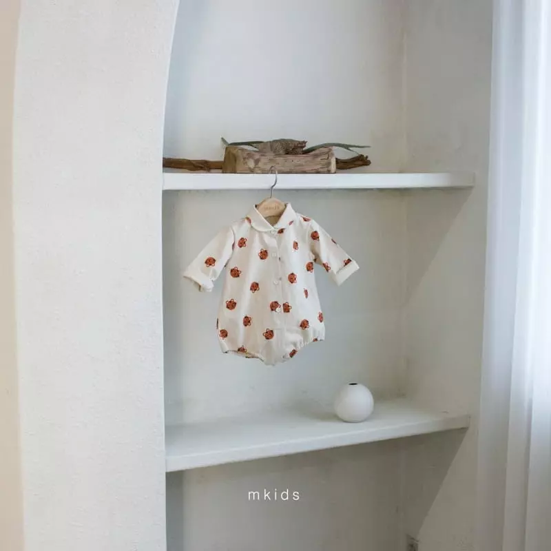 Mkids - Korean Baby Fashion - #babyboutique - Tiger Bodysuit - 4