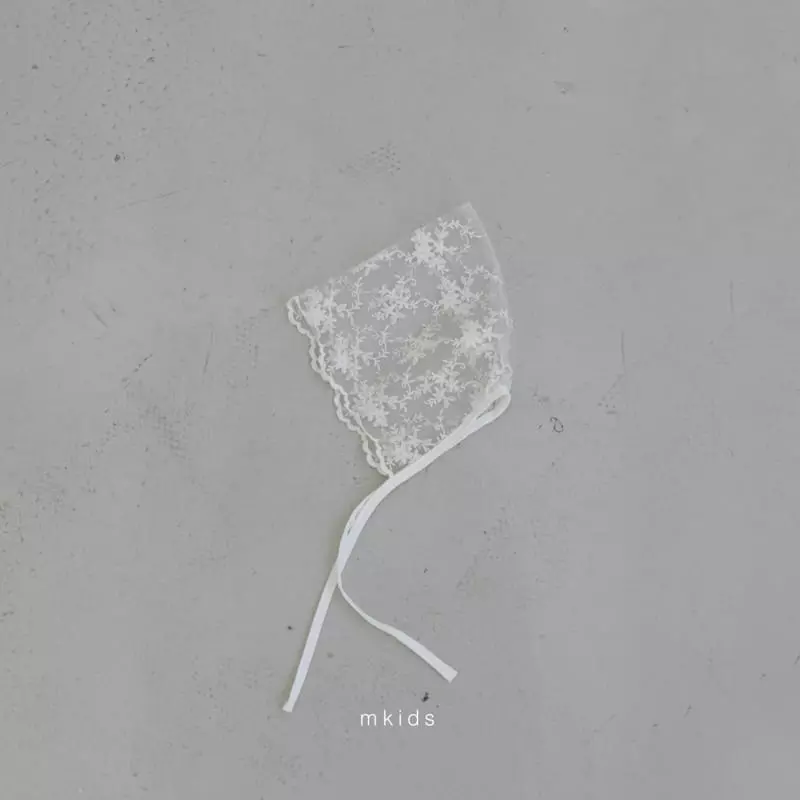 Mkids - Korean Baby Fashion - #onlinebabyboutique - Lace Bonnet - 6