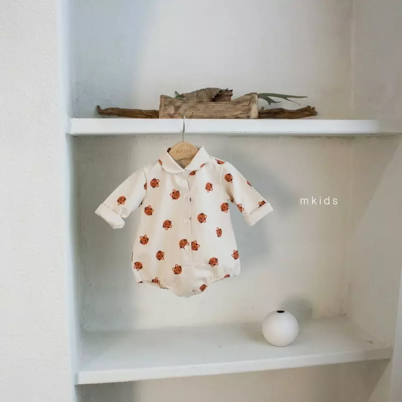 Mkids - Korean Baby Fashion - #onlinebabyshop - Tiger Bodysuit