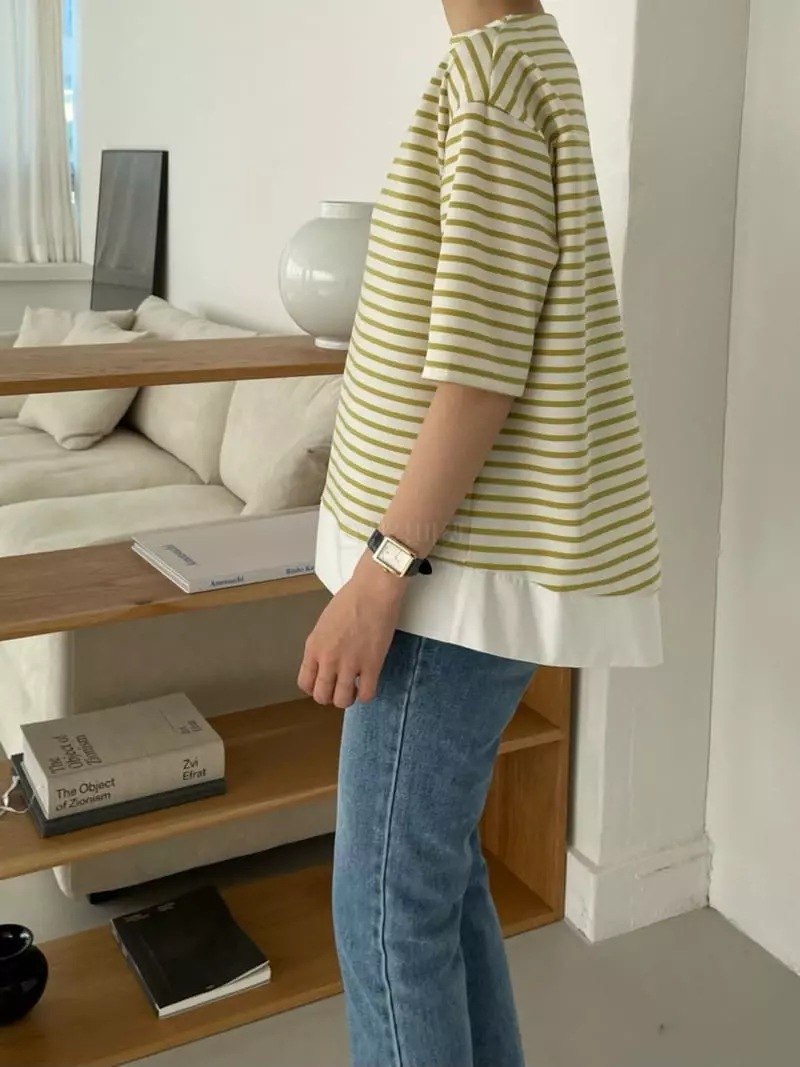 Moi - Korean Women Fashion - #womensfashion - Louis Boat Tee - 4
