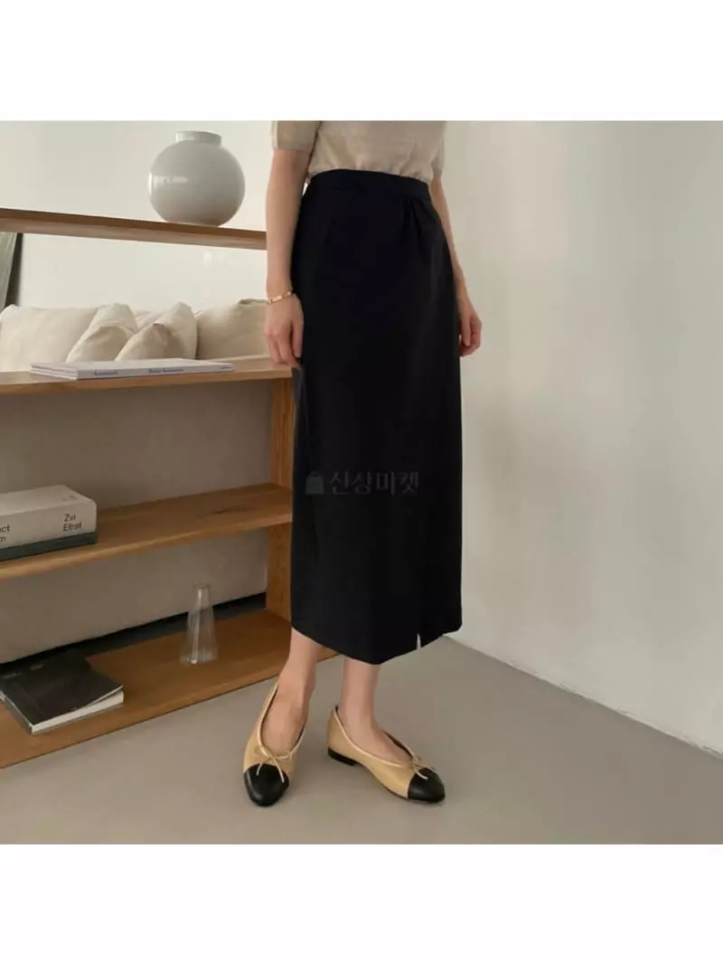Moi - Korean Women Fashion - #momslook - Lap Shirring Skirt - 3