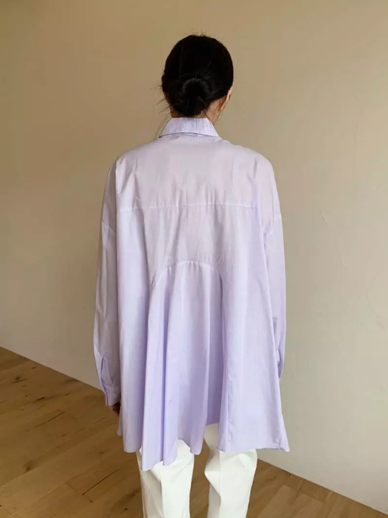 Moi - Korean Women Fashion - #shopsmall - Flare Shirt - 3
