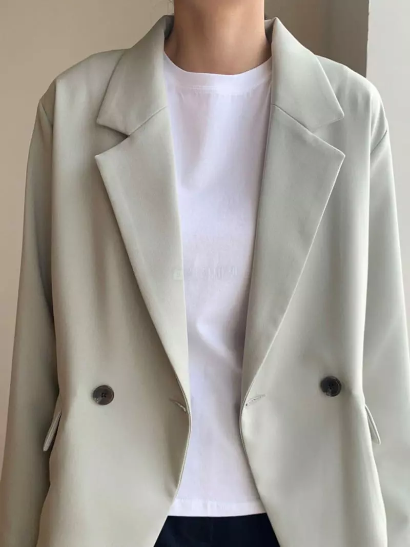 Moi - Korean Women Fashion - #shopsmall - Diagonal Jacket