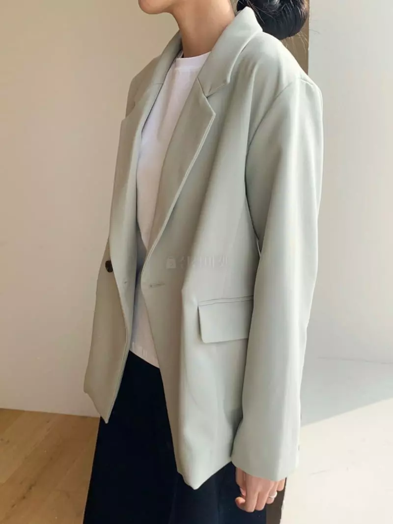 Moi - Korean Women Fashion - #thelittlethings - Diagonal Jacket - 3