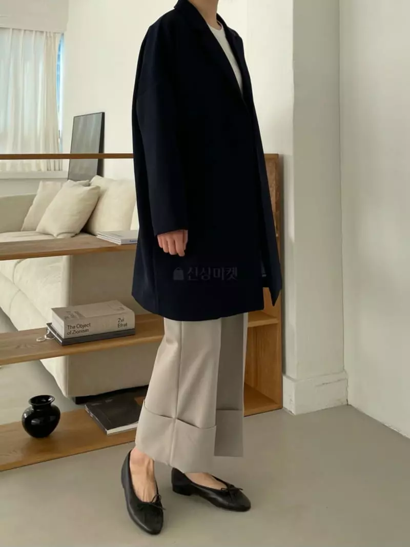 Moi - Korean Women Fashion - #vintageinspired - Coloring Jacket - 3