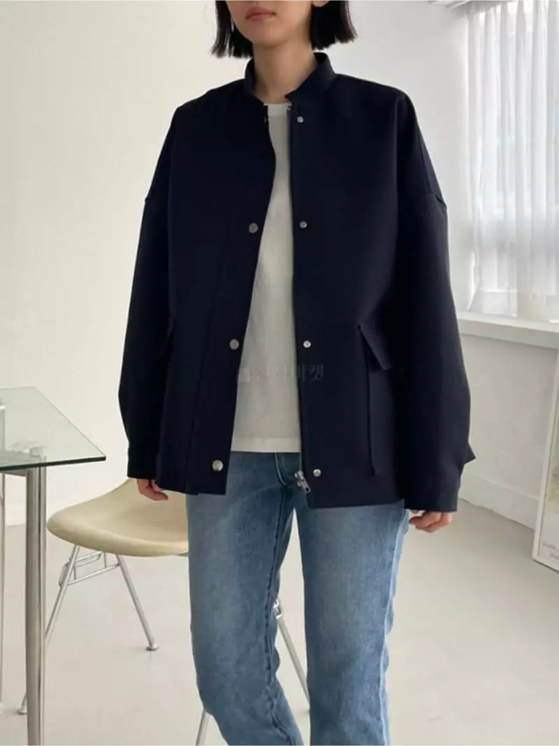 Moi - Korean Women Fashion - #womensfashion - China Pocket Jacket - 3