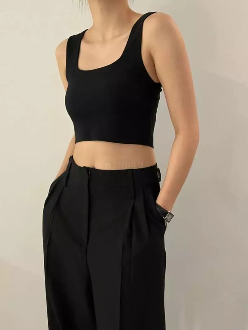 Moment - Korean Women Fashion - #momslook - Code Sleeveless Tee - 3