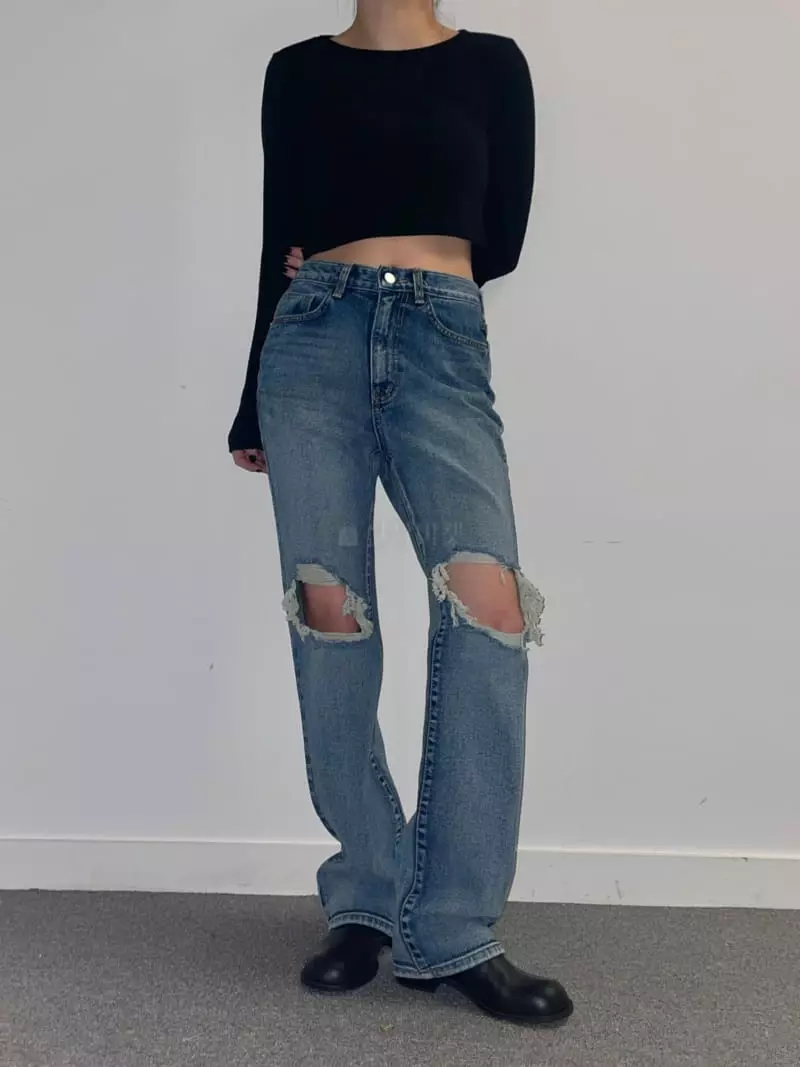 Moment - Korean Women Fashion - #womensfashion - Mui Jeans - 4