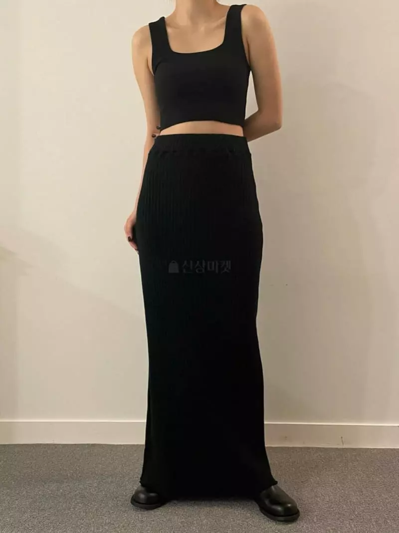 Moment - Korean Women Fashion - #womensfashion - Nizi Rib Skirt - 4