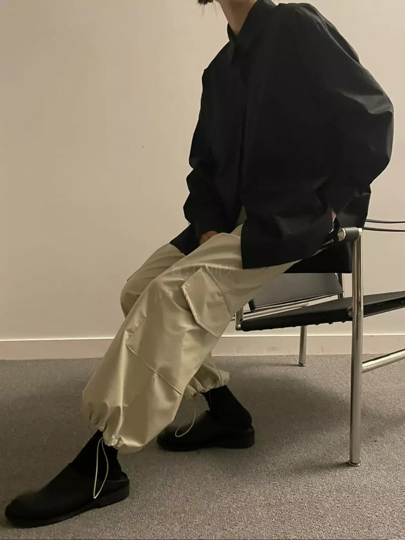 Moment - Korean Women Fashion - #momslook - Leather Pocket Pants - 2
