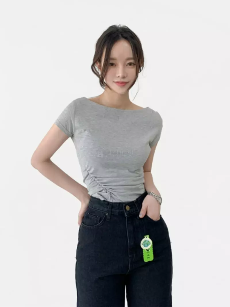Moment - Korean Women Fashion - #momslook - Clon Shirring Tee