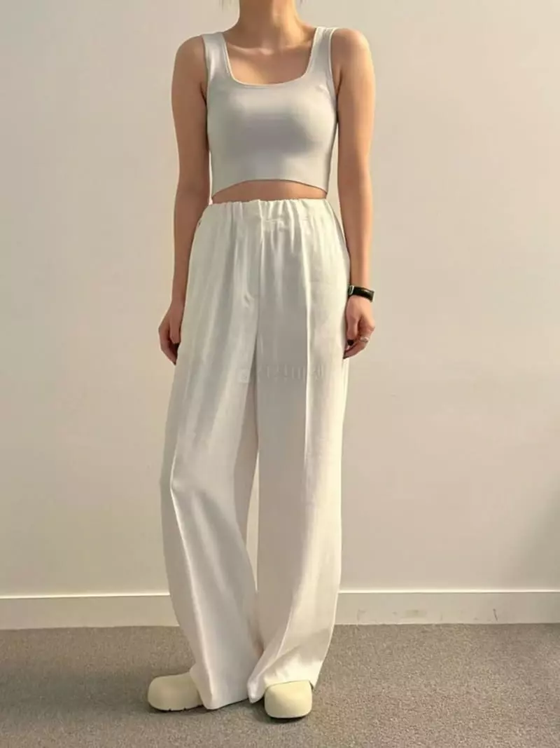 Moment - Korean Women Fashion - #womensfashion - Code Sleeveless Tee - 2