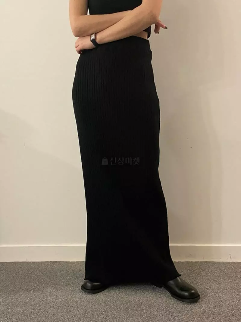 Moment - Korean Women Fashion - #womensfashion - Nizi Rib Skirt - 3