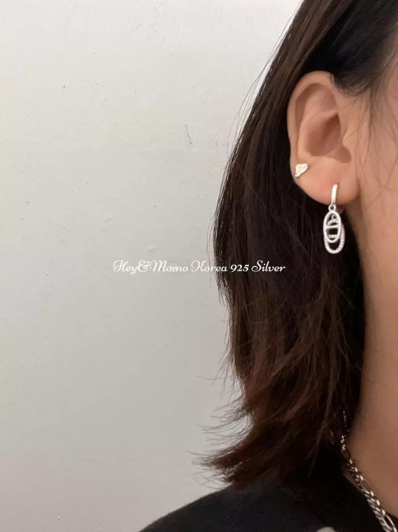 Momo - Korean Women Fashion - #momslook - 925 Silver Earrings