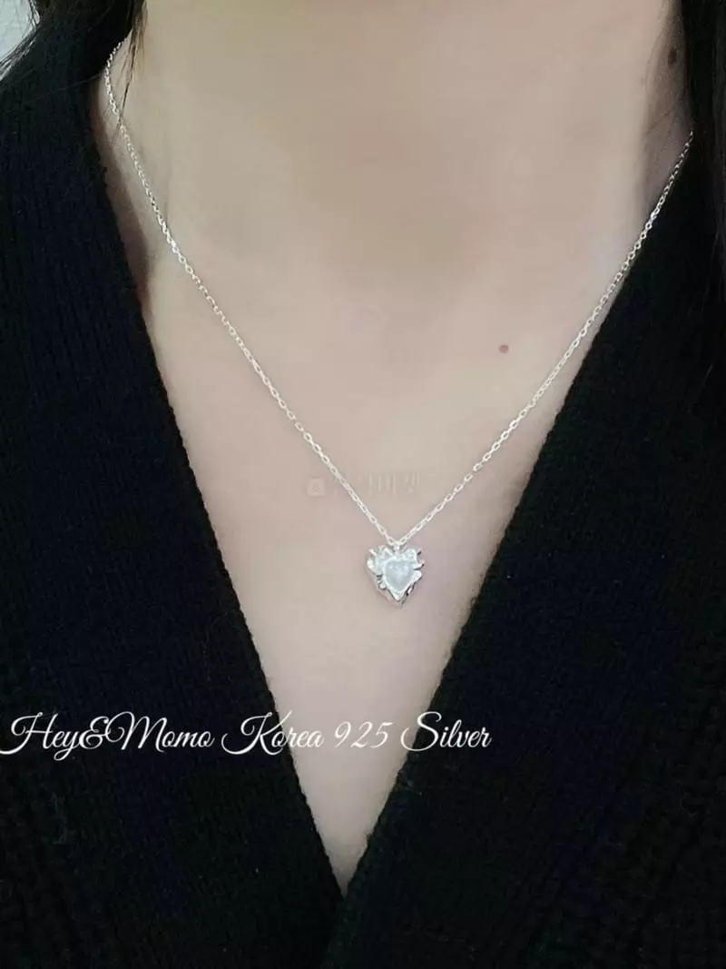 Momo - Korean Women Fashion - #momslook - 925 Silver Necklace