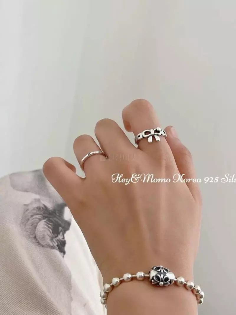 Momo - Korean Women Fashion - #momslook - 925 Silver Ring - 2