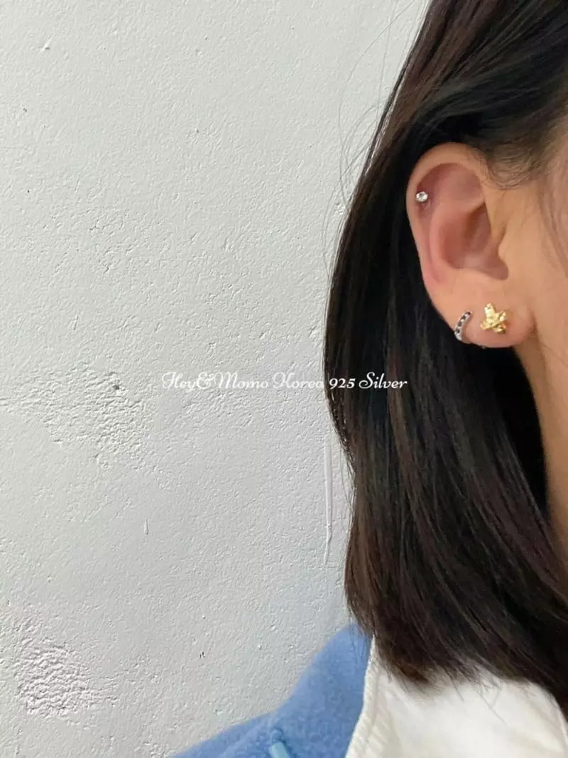 Momo - Korean Women Fashion - #pursuepretty - 925 Silver Earrings