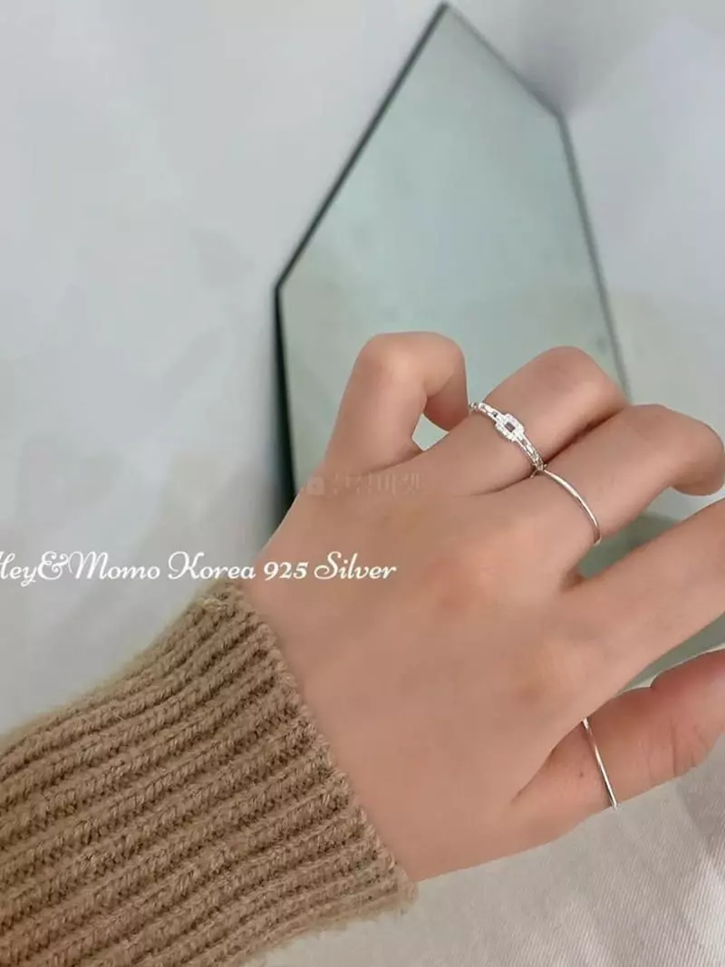 Momo - Korean Women Fashion - #restrostyle - 925 Silver Ring - 2