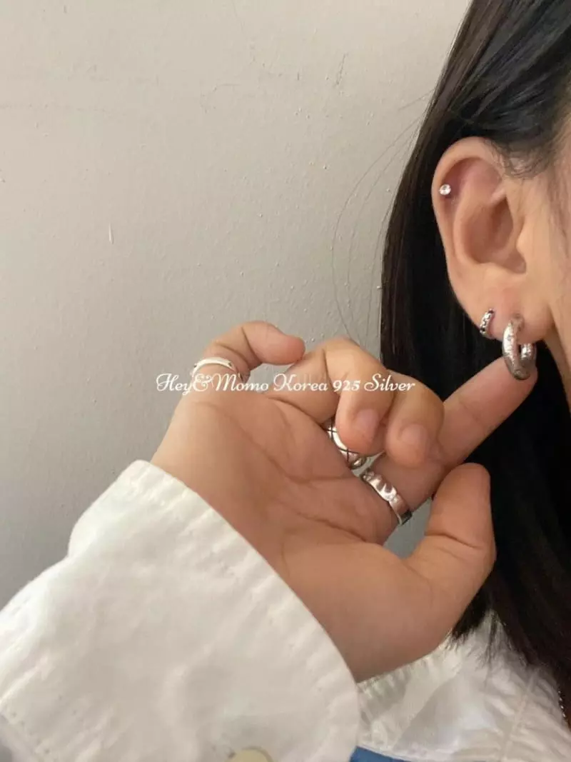 Momo - Korean Women Fashion - #shopsmall - 925 Silver Earrings